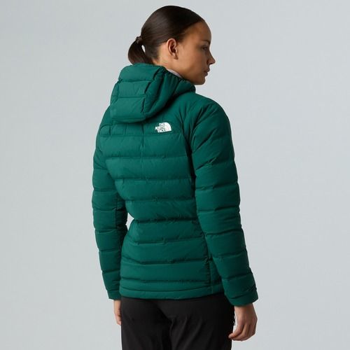 Geacă cu puf pentru femei The North Face Abseil Stretch Down Hoodie hunter green