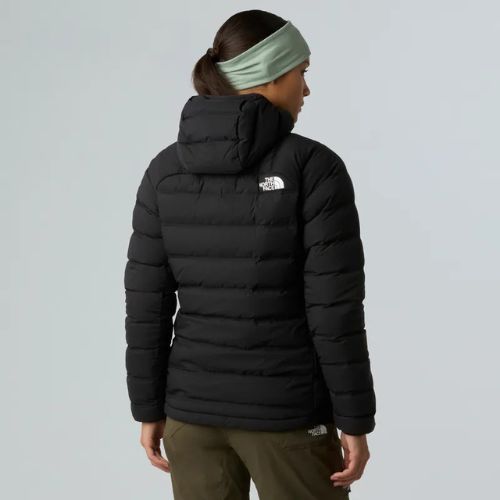 Geacă cu puf pentru femei The North Face Abseil Stretch Down Hoodie black