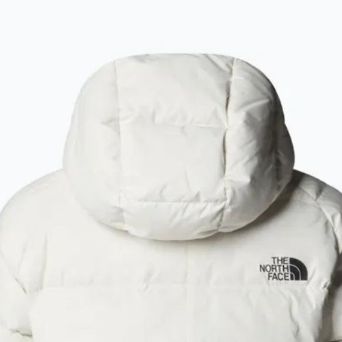 Geacă cu puf pentru femei The North Face Hyalite Down Hoodie white dune