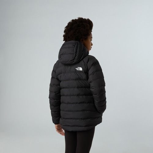 Geacă cu puf pentru copii The North Face Reversible Perrito Hooded black/smoked pearl