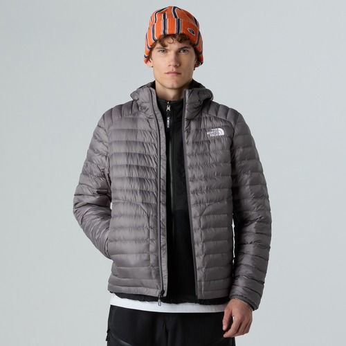 Geacă cu puf pentru bărbați The North Face Huila Synthetic Hoodie smoked pearl