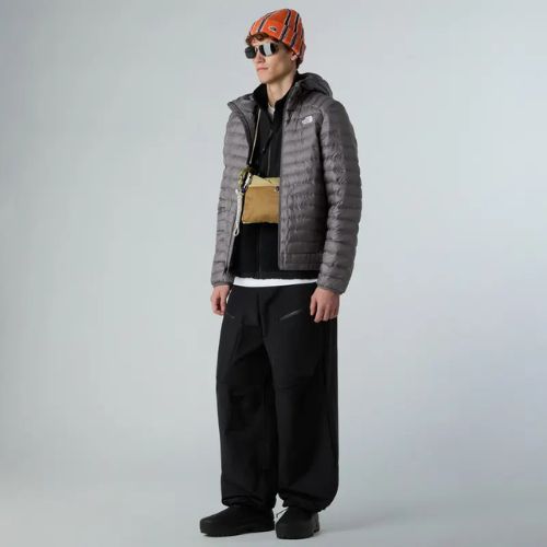 Geacă cu puf pentru bărbați The North Face Huila Synthetic Hoodie smoked pearl