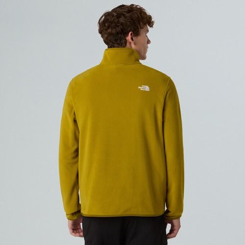 Bluză  pentru bărbați The North Face Glacier Fleece 1/4 Zip deep dijon
