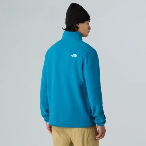 Bluză  pentru bărbați The North Face Glacier Fleece 1/4 Zip dusk blue