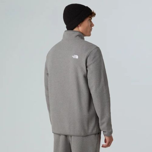 Bluză pentru bărbați The North Face Glacier Fleece 1/4 Zip mid grey heather