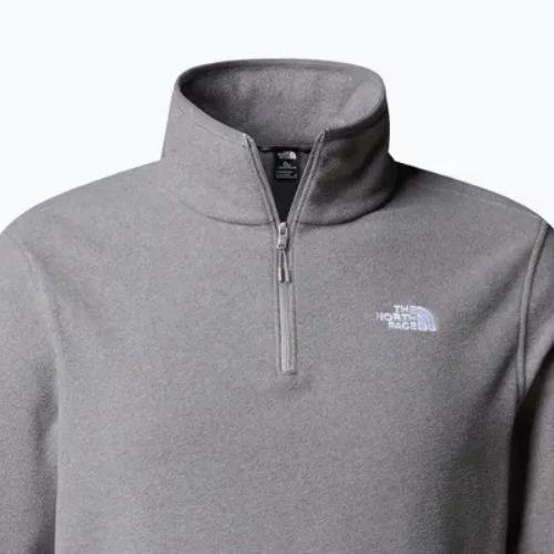 Bluză pentru bărbați The North Face Glacier Fleece 1/4 Zip mid grey heather