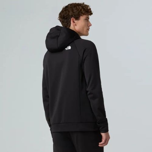 Bluză pentru bărbați The North Face Reaxion 2.0 Hooded Full Zip black heather