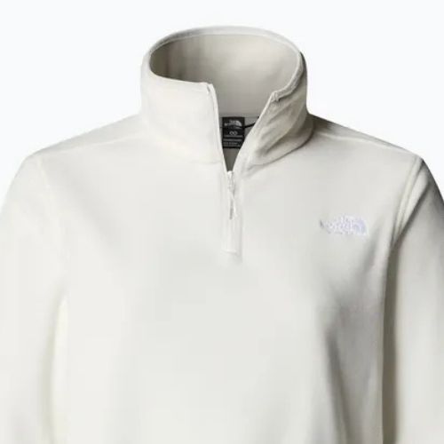 Bluză  pentru femei The North Face Glacier Fleece 1/4 Zip white dune