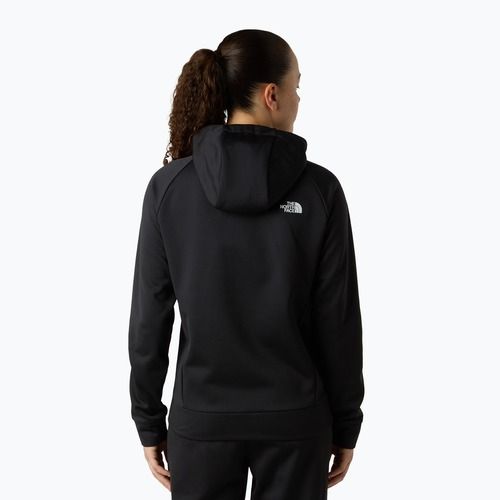 Bluză pentru femei The North Face Reaxion 2.0 Hooded Full Zip black heather