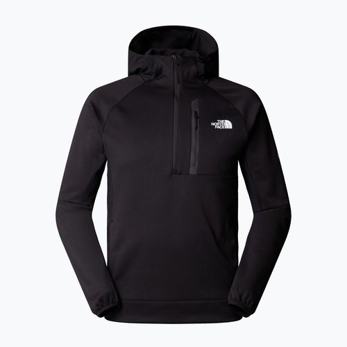Hanorac pentru bărbați The North Face Mountain Athletics Fleece Hooded 1/4 Zip black