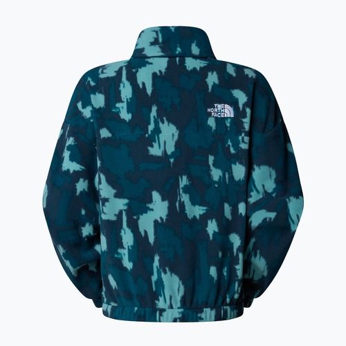 Bluză pentru femei The North Face Mountain Athletics Fleece 1/4 Zip Print deep cypress painted