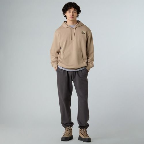 Bluză pentru bărbați The North Face Flower Dome Relaxed Hooded GPH mushroom grey