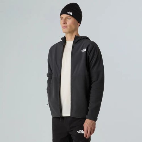 Bluză pentru bărbați The North Face Glacier Heavyweight Full Zip HD asphalt grey/black