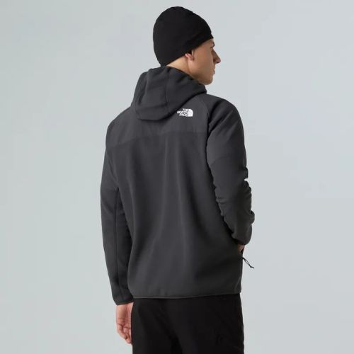 Bluză pentru bărbați The North Face Glacier Heavyweight Full Zip HD asphalt grey/black