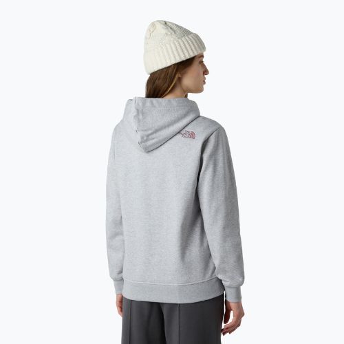 Bluză pentru femei The North Face Drew Peak Pullover Hoodie lightgreyheather/tawnyquartz
