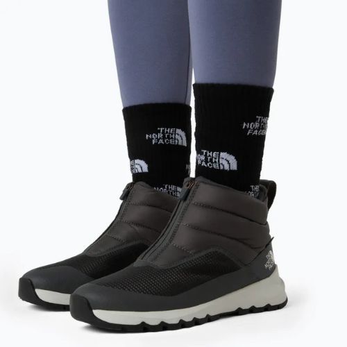Ghete pentru femei The North Face Thermoball Progressive Zip II Wp anthracite grey/white ash