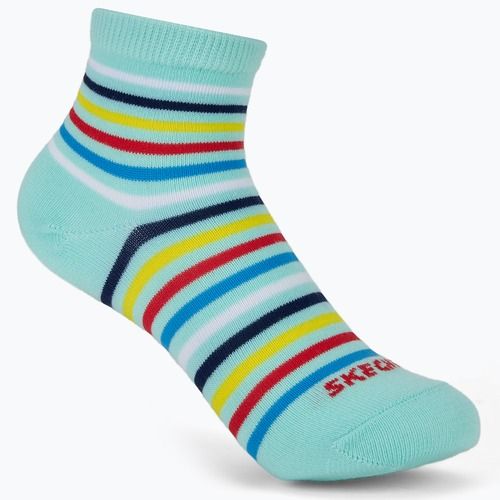 Șosete pentru copii SKECHERS Non Terry High Qtr Crew 6 perechi grey/grey