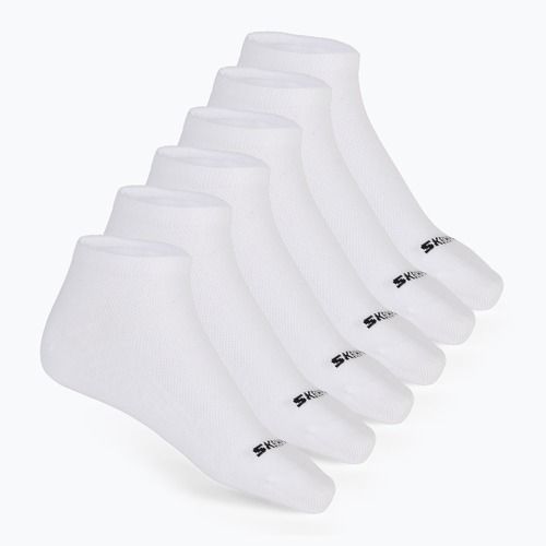 Șosete pentru bărbați SKECHERS Non Terry Low Cut 6 perechi white traditional