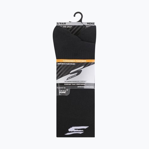 Șosete pentru bărbați SKECHERS 1/2 Terry Over The Knee 2 pary black