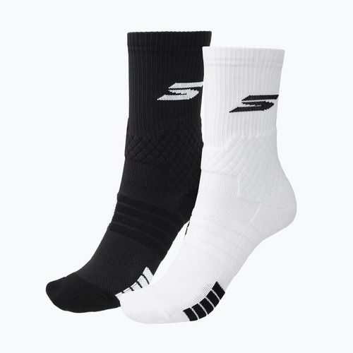 Șosete pentru bărbați SKECHERS Select Terry Crew 2 pary white/black