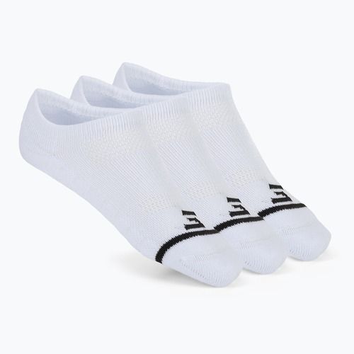Șosete pentru femei SKECHERS 1/2 Terry No Show 3 pary white traditional
