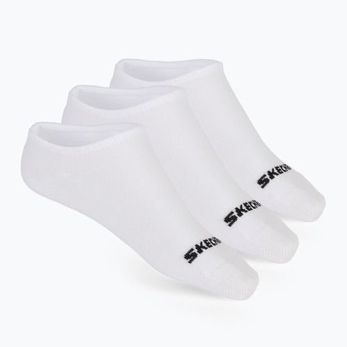 Șosete pentru copii SKECHERS Non Terry No Show 3 pary white traditional