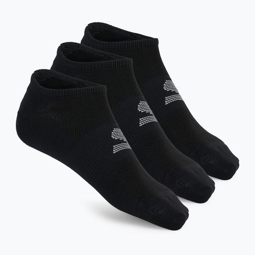 Șosete pentru bărbați SKECHERS Microfiber Non Terry No Show 3 pary black/white