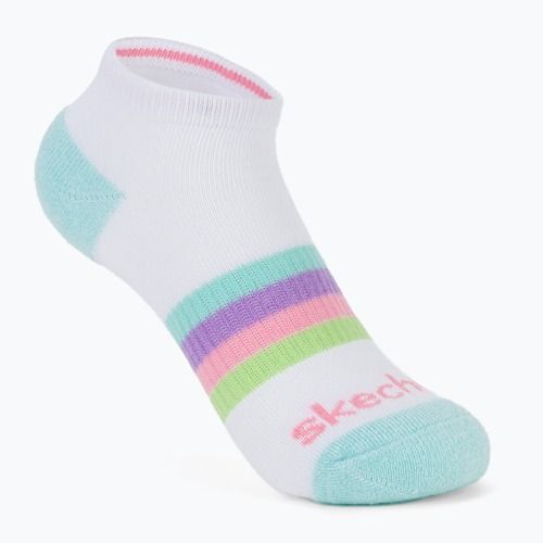 Șosete pentru copii SKECHERS Heel/Toe Terry Low Cut 6 par white/light pink
