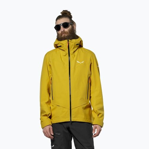 Geacă de ploaie pentru bărbați Salewa Ortles GTX 3L EPE gold