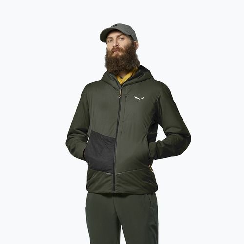 Geacă hibrid pentru bărbați Salewa Pedroc Tirol Wool Air Hybrid dark olive