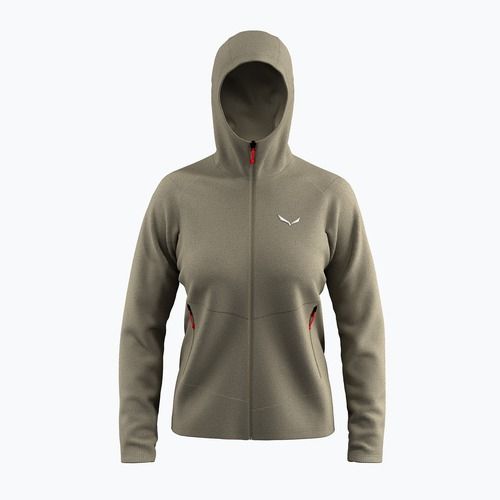 Bluză de trekking pentru femei Salewa Puez Rocca Polarlite Hood quicksand