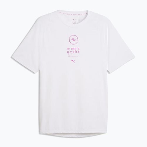 Tricou de antrenament pentru bărbați PUMA x HYROX Dryelite Training Tee alb