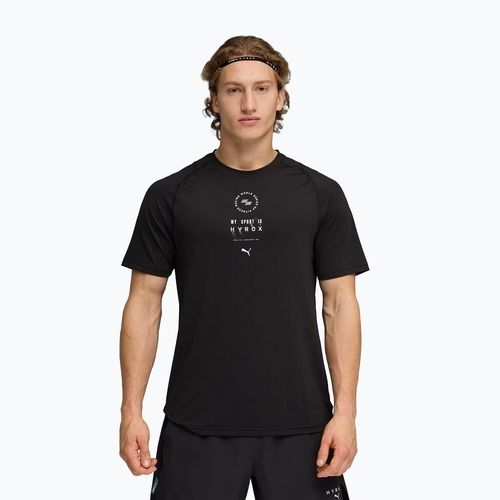 Tricou de antrenament pentru bărbați PUMA x HYROX Dryelite Training Tee negru