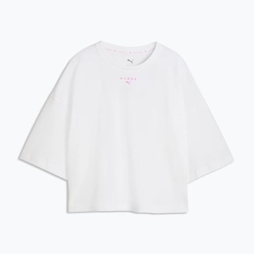 Tricou de antrenament damă PUMA x HYROX Cropped Lifestyle Tee alb
