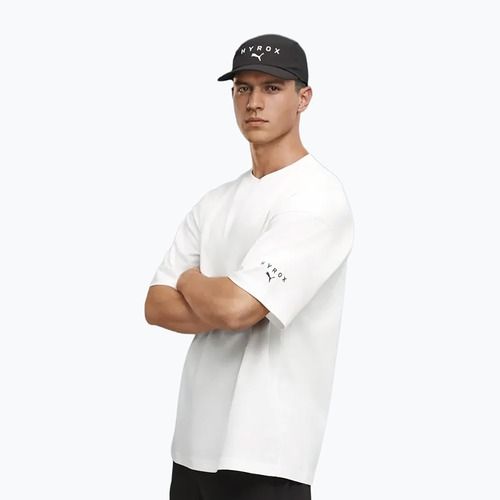 Tricou de antrenament pentru bărbați PUMA Hyrox City Lifestyle Tee white