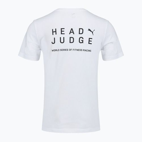 Tricou de antrenament pentru bărbați PUMA Hyrox Head Judge white