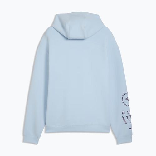 Hanorac de antrenament pentru bărbați PUMA x HYROX Cloudspun Hoodie 68 gri