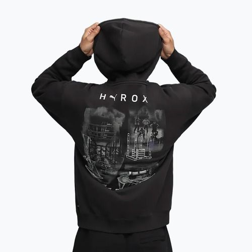 Hanorac de antrenament pentru bărbați PUMA x HYROX Heavyweight Hoodie negru