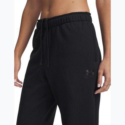 Pantaloni de antrenament pentru femei Under Armour Icon Vida Fleece Jogger black/black