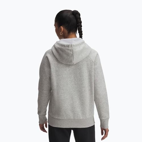 Hanorac pentru femei Under Armour Rival Feelce Shimmer Hoody mod gray light heather/iridescent