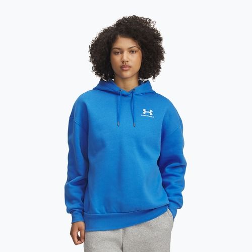 Hanorac pentru femei Under Armour Icon Fleece Hoodie blue atlantis/white