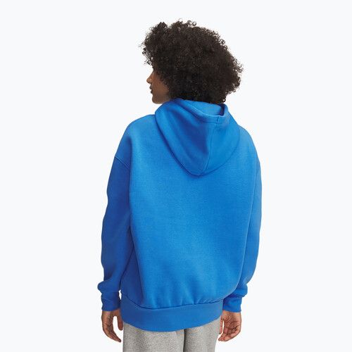 Hanorac pentru femei Under Armour Icon Fleece Hoodie blue atlantis/white