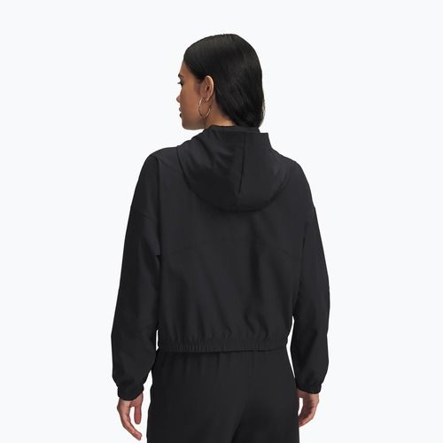 Geacă pentru femei Under Armour Rival Woven Hoody black/black/white