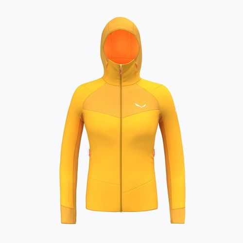 Bluză de trekking pentru femei Salewa Agner PL Hooded gold