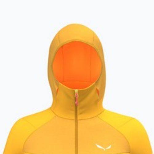 Bluză de trekking pentru femei Salewa Agner PL Hooded gold