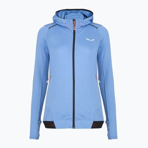 Bluză de trekking pentru femei Salewa Pedroc PL Hooded morning blue