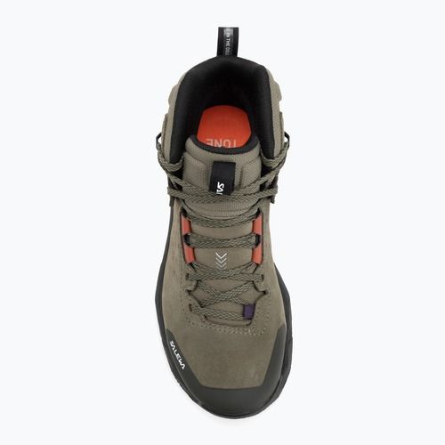 Încălțăminte de trekking pentru femei Salewa Pedroc 2 Leather Mid PTX faded green/dark olive