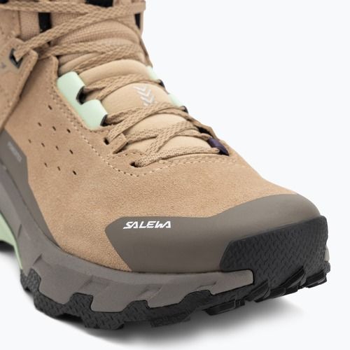Încălțăminte de trekking pentru femei Salewa Pedroc 2 Leather Mid PTX quicksand/bungee cord