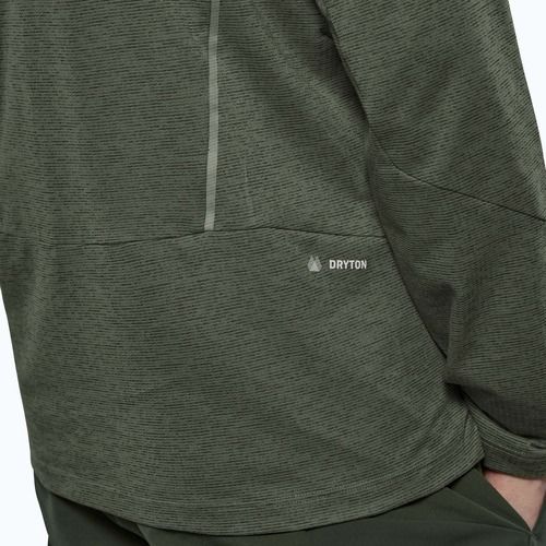 Longsleeve pentru brăbați Salewa Pedroc Dry Wind Half Zip Tee faded green