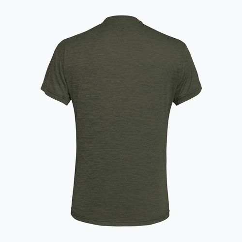 Tricou pentru bărbați Salewa Puez Melange Dry faded green melange